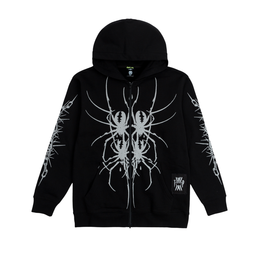 Web of Shadows Reflective Zip-Up