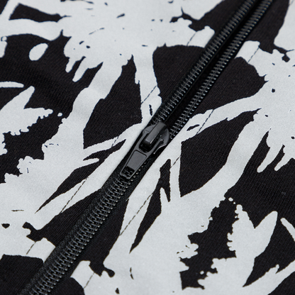 Web of Shadows Reflective Zip-Up