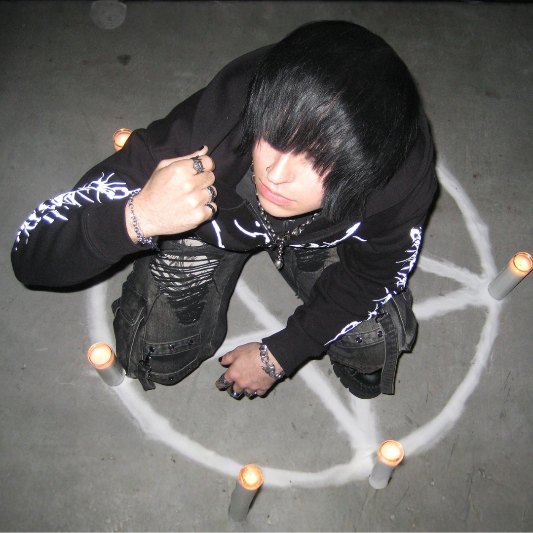 Web of Shadows Reflective Zip-Up